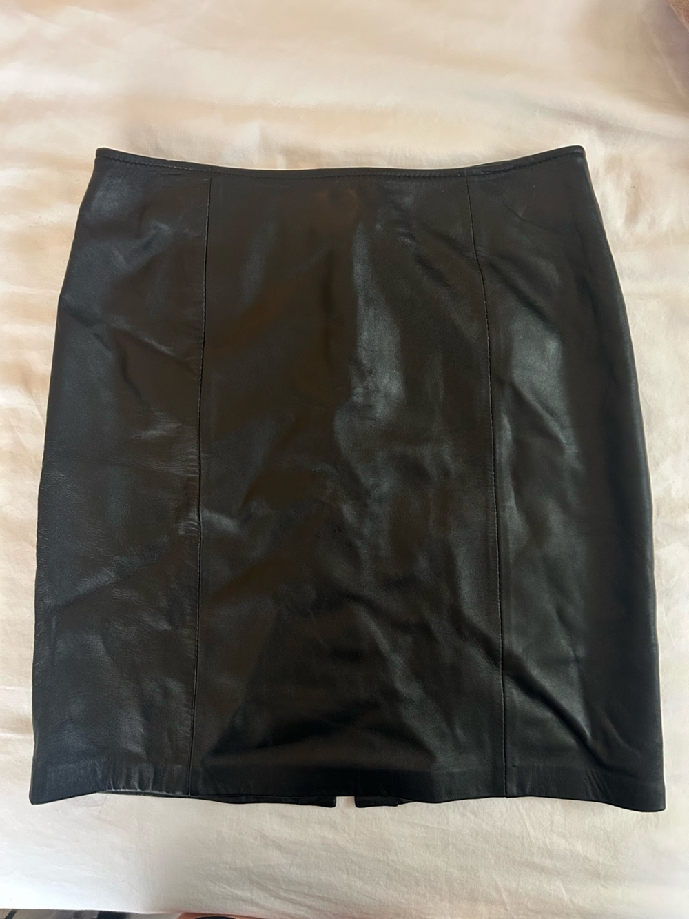 Genuine Leather Skirt